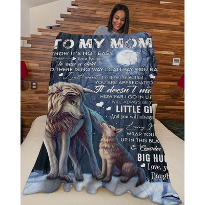 To My Mom - From Daughter  - A371 - Premium Blanket