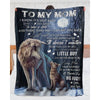 To My Mom - From Son  - A371 - Premium Blanket