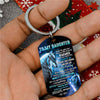 Let It Go - Wolf Multi Colors Personalized Keychain A882