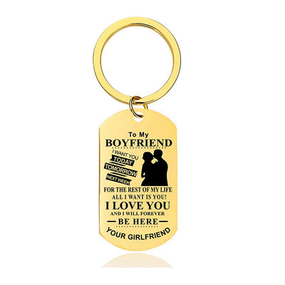 I Love You And I Will Forever Be Here - Inspirational Keychain - A913