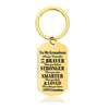 Always Remember You Are Braver Than You Believe - Inspirational Keychain - A918