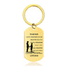 Always Remember You Are Braver Than You Believe - Inspirational Keychain - A899