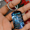 Let It Go - Wolf Multi Colors Personalized Keychain A882